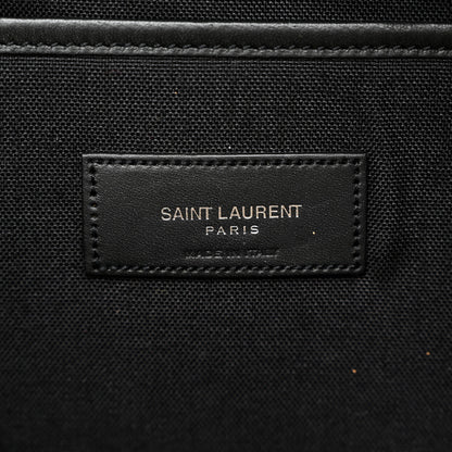 Saint Laurent Glitter Canvas City Backpack Bronze 7 of 12