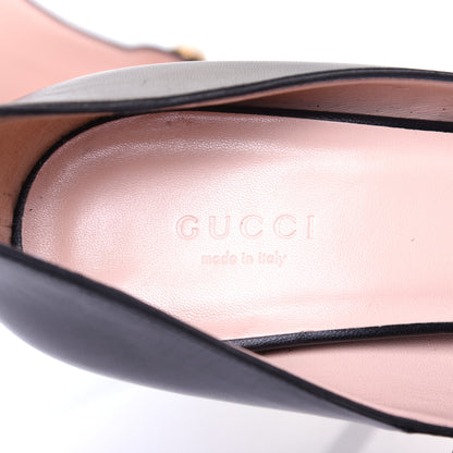 Gucci Calfskin Pearl Embellished Pumps 40 Black 9 of 13