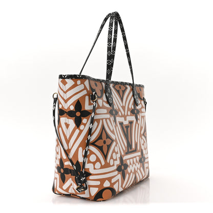 Louis Vuitton Monogram Giant Crafty Neverfull MM Creme Caramel 4 of 11