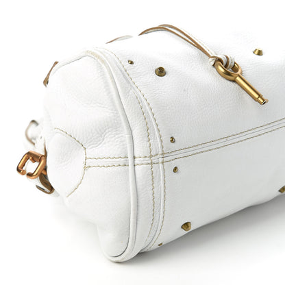 Chloe Calfskin Medium Paddington Satchel White 6 of 14