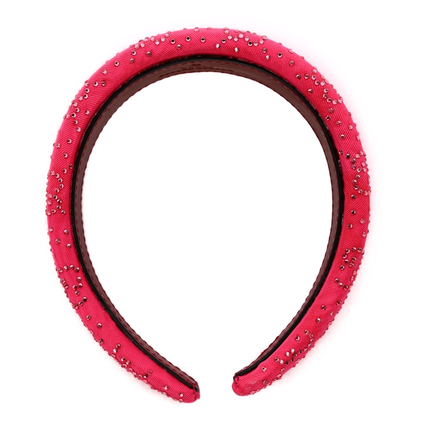 Moiret GG Crystal Minirich Headband Dark Cherry Red Crystal