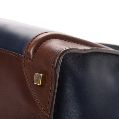 Celine Smooth Calfskin Mini Tri-Color Luggage Navy 10 of 16