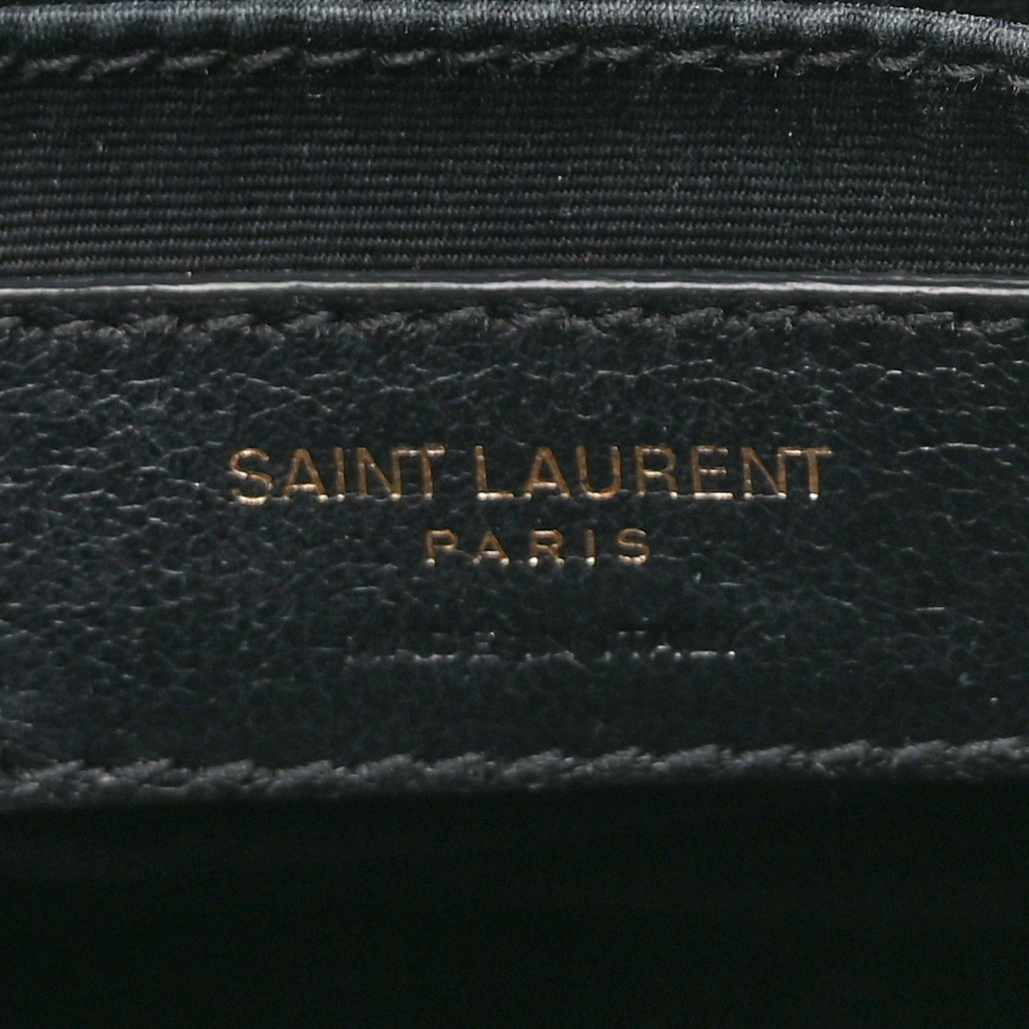 Saint Laurent Calfskin Matelasse Monogram Lou Camera Bag Black 6 of 14