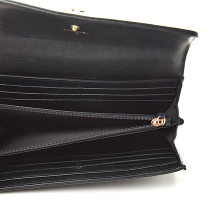 Chanel Lambskin Quilted Boy Flap Wallet Black 5 of 20