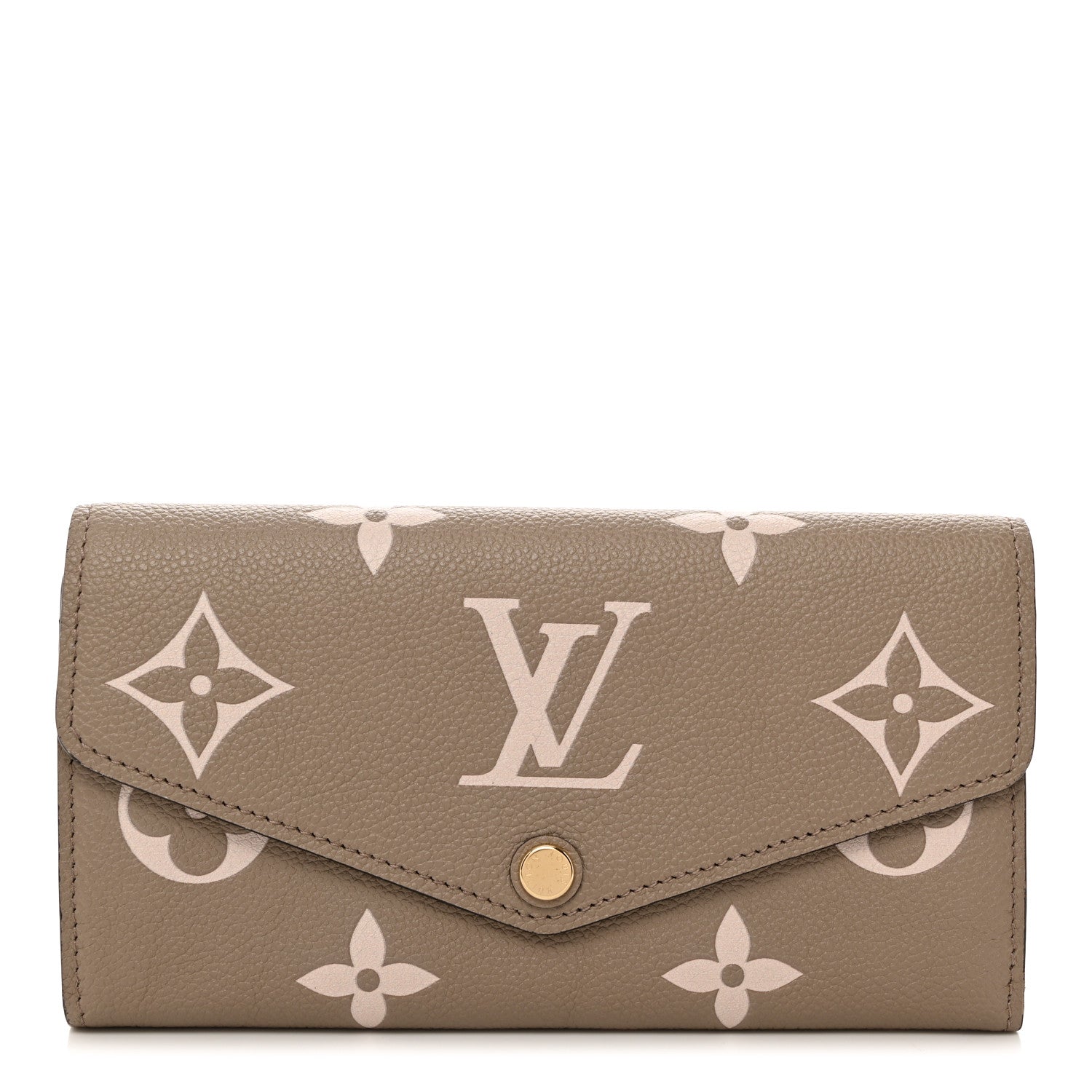 Louis Vuitton Empreinte Monogram Giant Sarah Wallet Tourterelle Creme 1 of 6