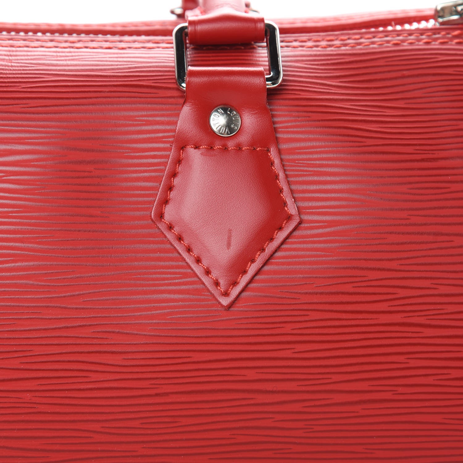 Louis Vuitton Epi Speedy 30 Rouge 16 of 16