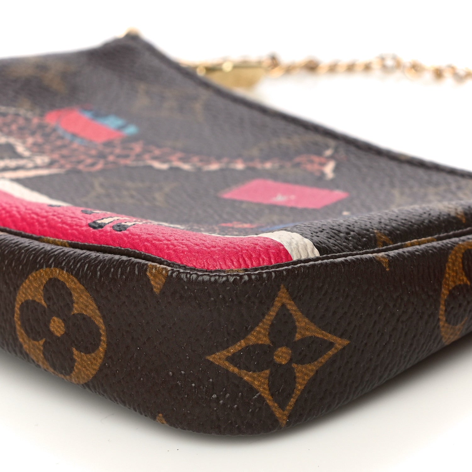 Louis Vuitton Monogram 2017 Christmas Animation Mini Pochette Accessories 10 of 11