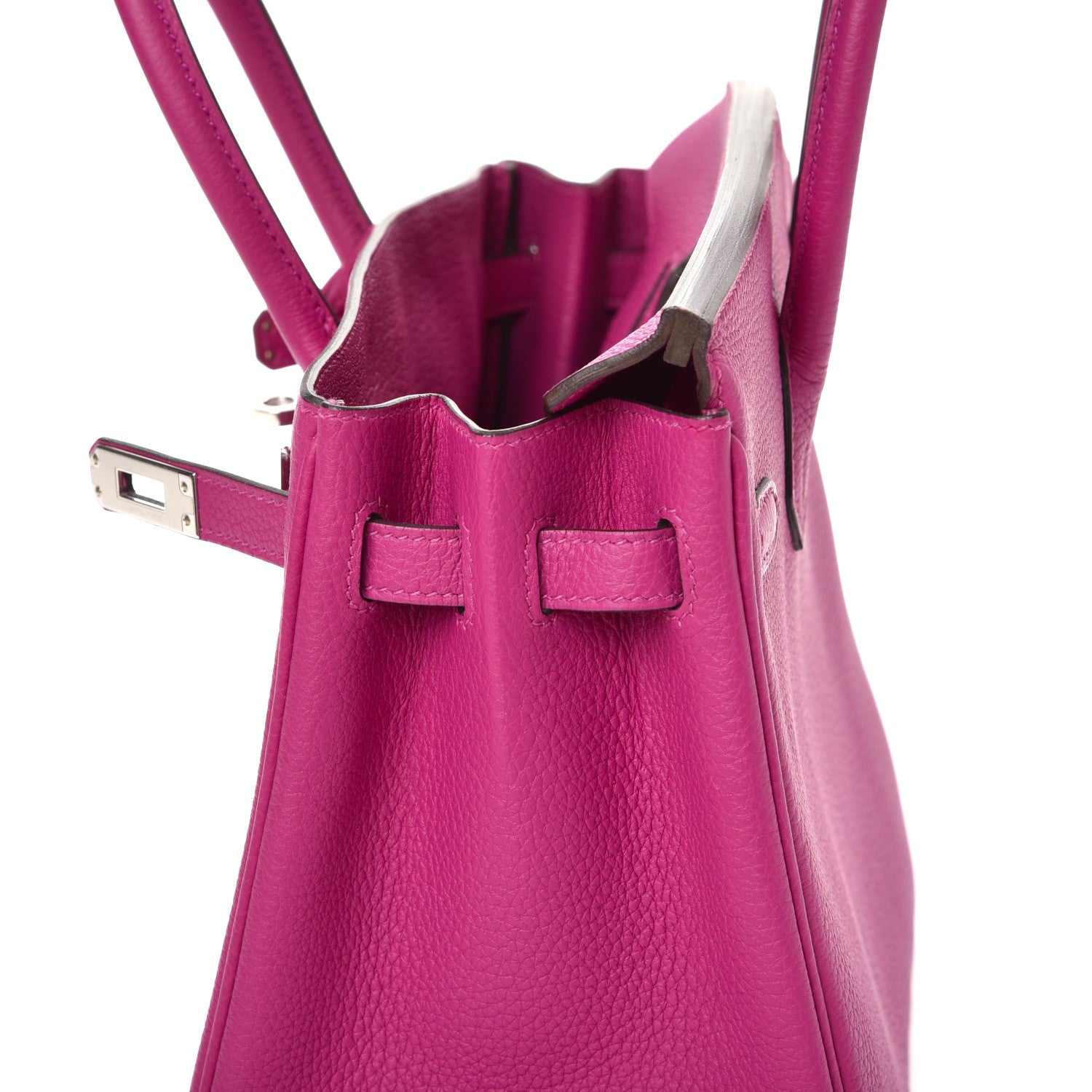 Hermes Togo Birkin 25 Rose Pourpre 16 of 36