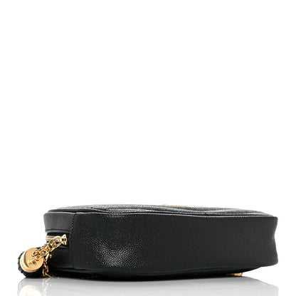 Saint Laurent Grain De Poudre Matelasse Monogram Mini Lou Camera Bag Black 4 of 10