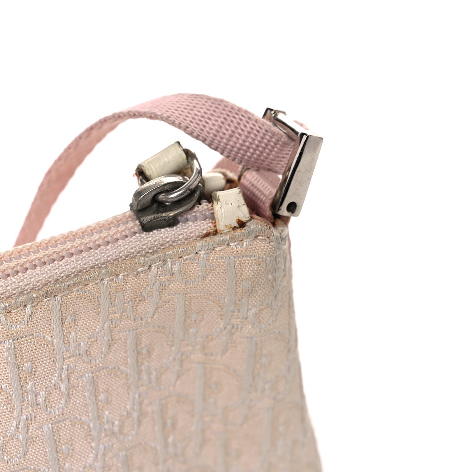 Christian Dior Monogram Shoulder Bag Pochette Pink 18 of 24