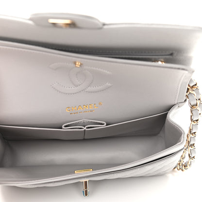 Chanel Caviar Quilted Small Double Flap Grey 5 of 11