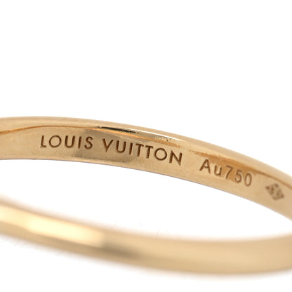 Louis Vuitton 18K Yellow Gold Diamond Black Onyx Mini Color Blossom Star Ring 51 5.75 4 of 5