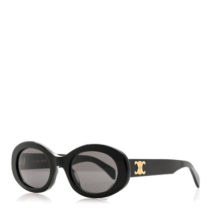 Celine Acetate Triomphe 01 Sunglasses CL 40194U Black 1 of 7