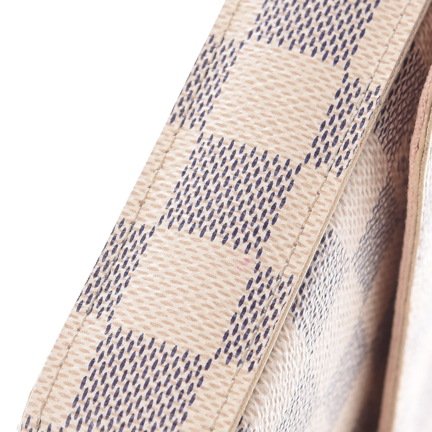 Louis Vuitton Damier Azur Pochette Felicie Chain Wallet Rose Ballerine 16 of 17
