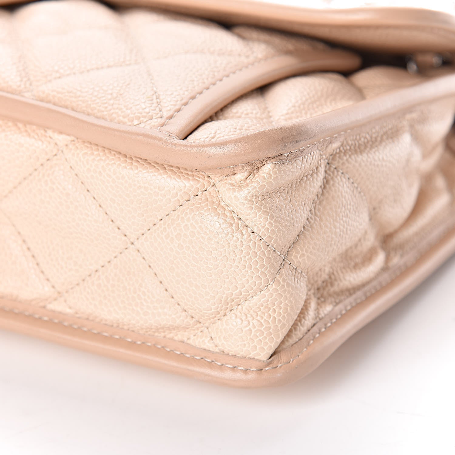 Chanel Caviar French Riviera Large Flap Beige 12 of 12