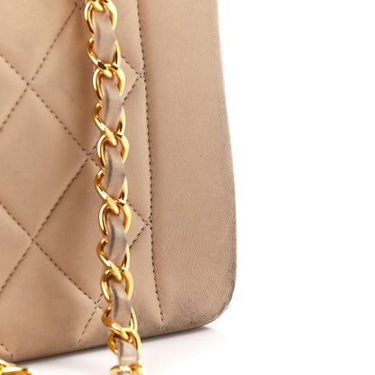 Chanel Lambskin Quilted Small Single Flap Beige 15 of 16