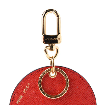 Louis Vuitton Monogram 2020 Christmas Animation Bumper Cars Bag Charm Key Ring Coquelicot 6 of 7