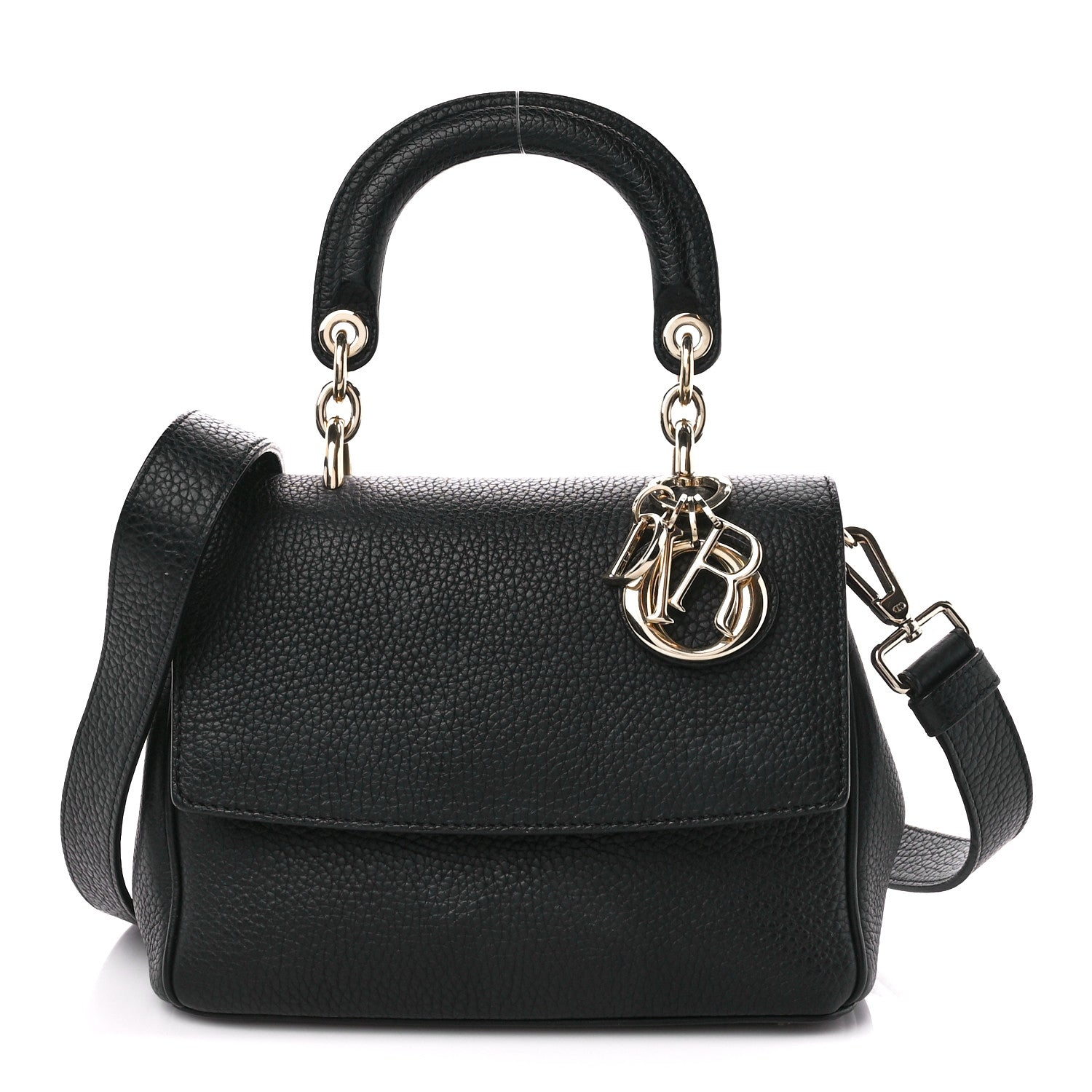 Christian Dior Bullcalf Mini Be Dior Flap Black Fraise 1 of 16
