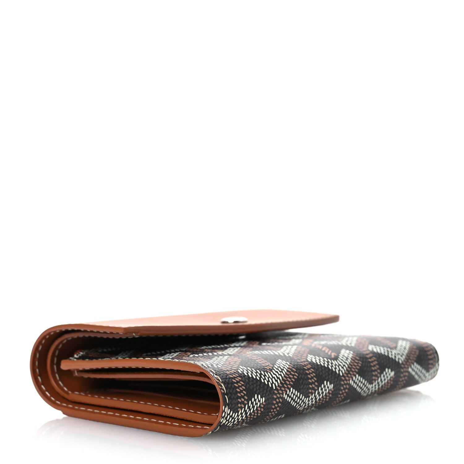 Goyard Goyardine Saint-Gabriel Compact Wallet Black Gold 4 of 11