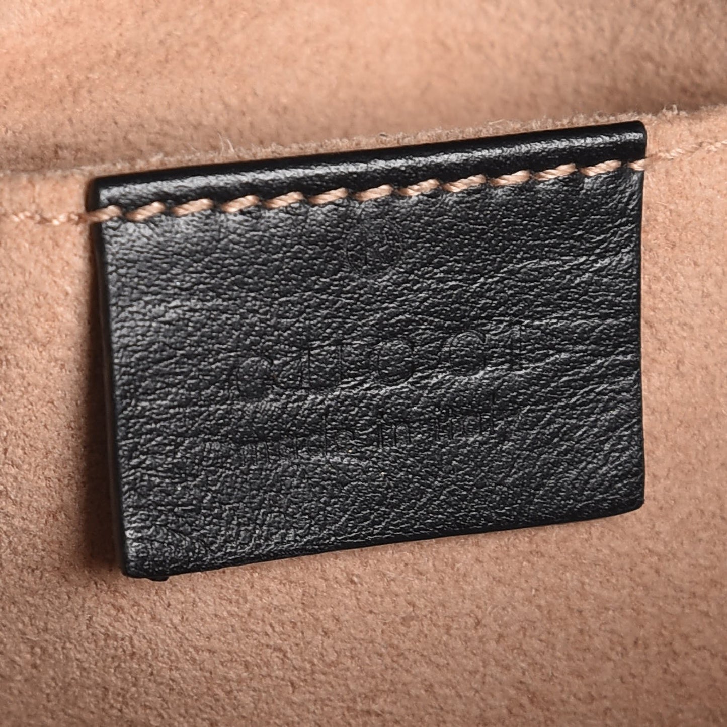 Calfskin Matelasse Mini GG Marmont Shoulder Bag Black