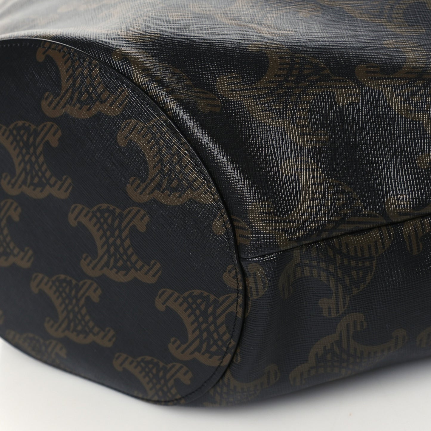Calfskin Canvas Triomphe Couffin Tan