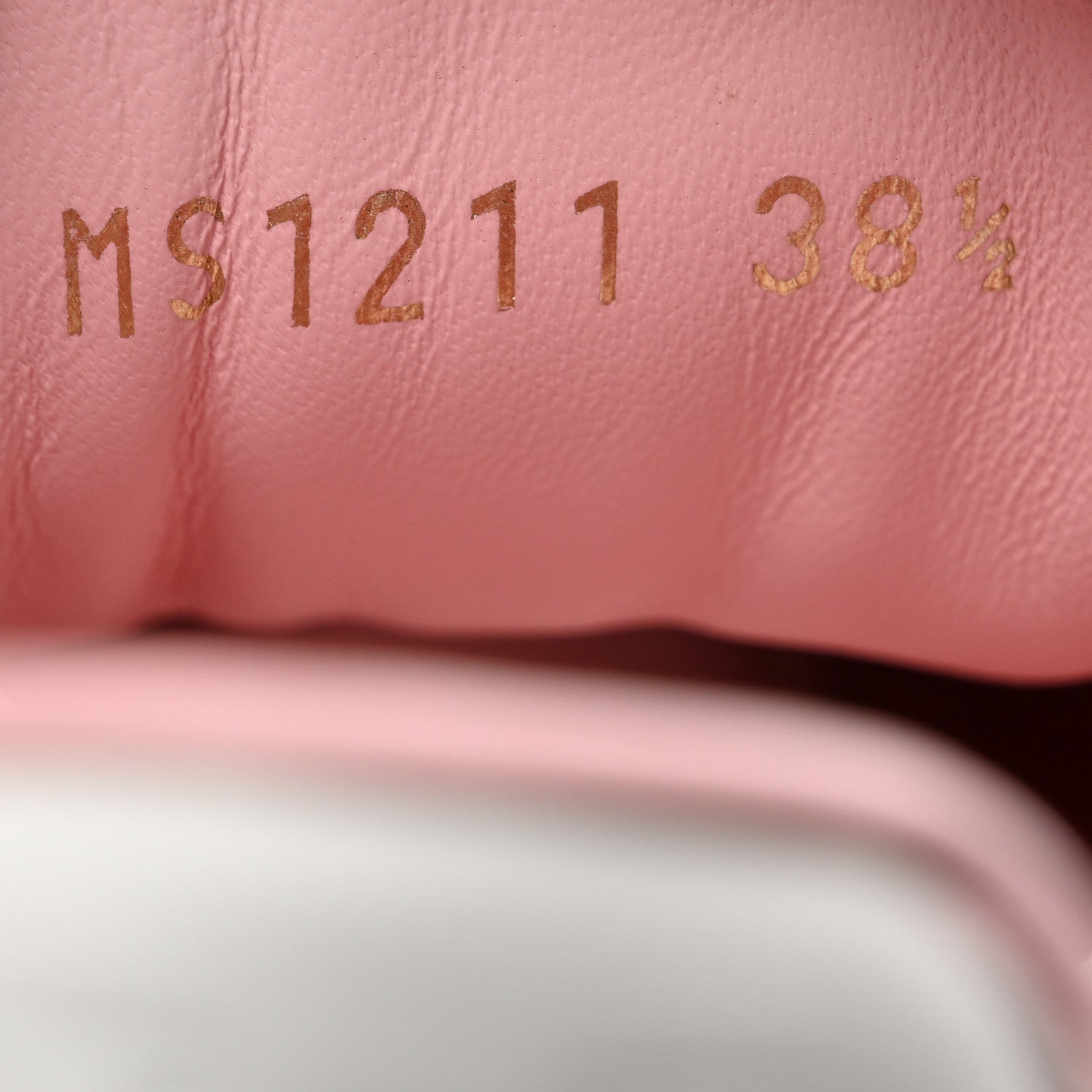 Louis Vuitton Monogram Embossed Calfskin Damier Azur Time Out Sneakers 38.5 Rose Clair Pink 6 of 8