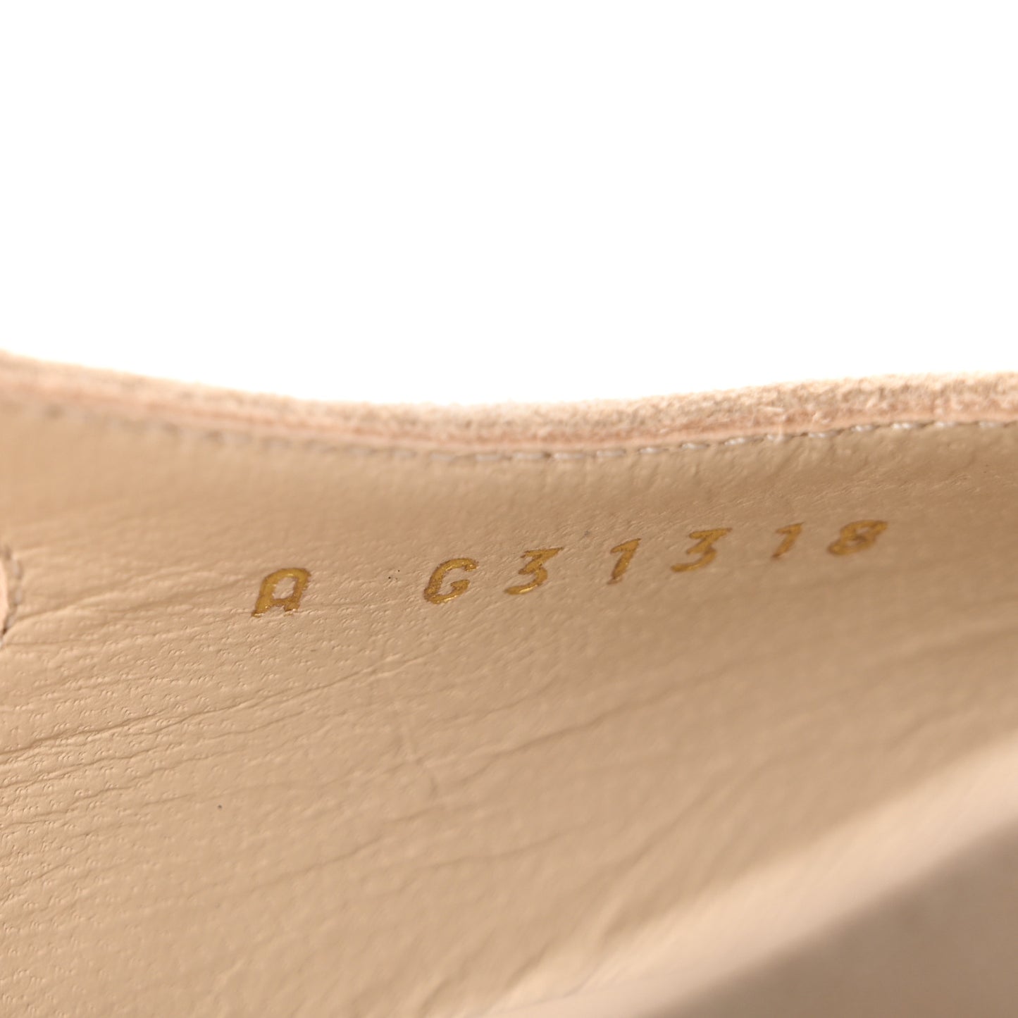 Suede Cap Toe CC Slingback Pumps 37 Ivory Light Beige