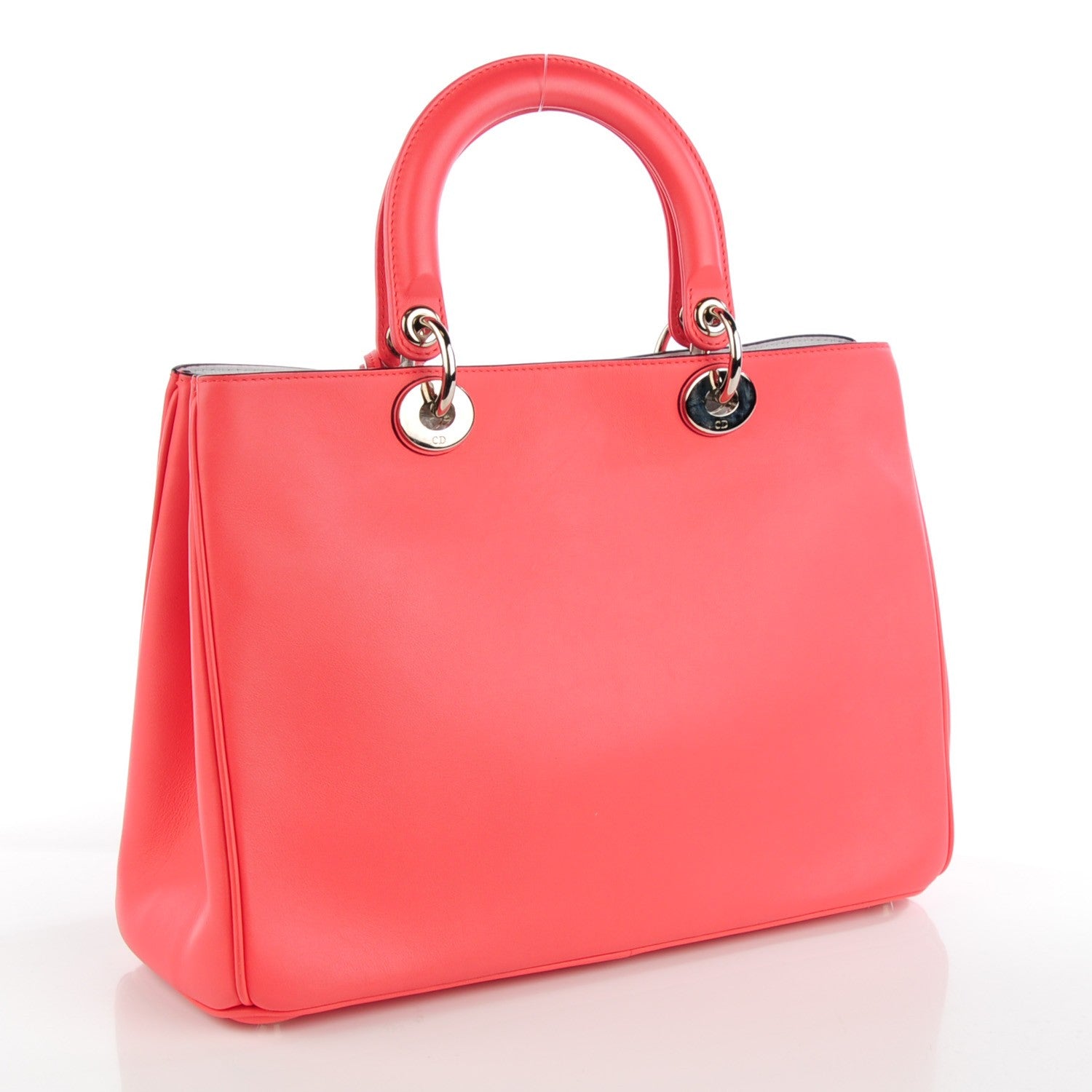 Christian Dior Calfskin Medium Diorissimo Bag Pink 5 of 10