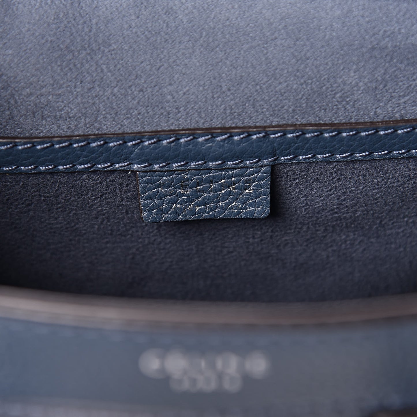 Drummed Calfskin Nano Luggage Orage