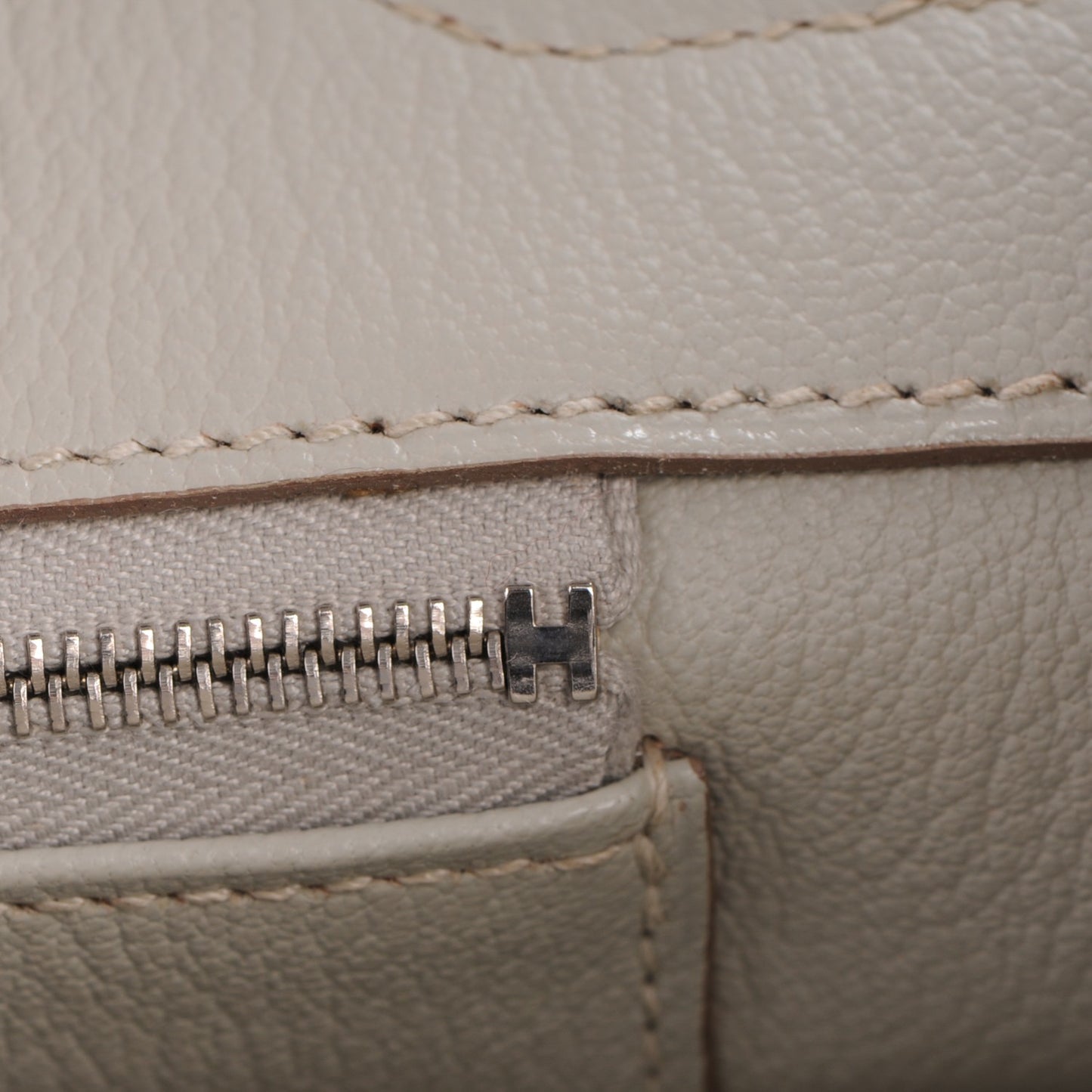 Togo Birkin 35 Gris Perle
