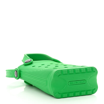 Balenciaga X CROCS Rubber Phone Holder with Strap Green 4 of 10