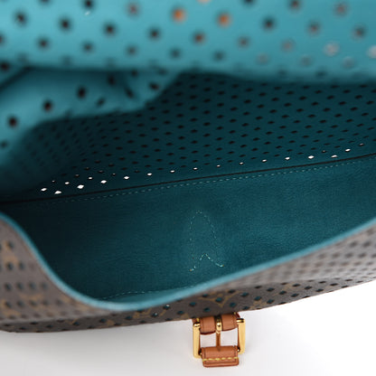Louis Vuitton Monogram SC Flore Saumur Teal 5 of 10