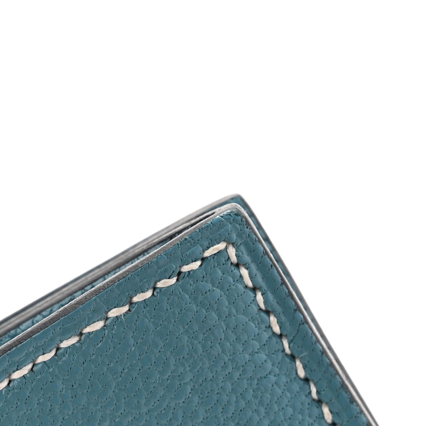 Chevre Mysore Bearn Card Holder Wallet New Bleu Jean