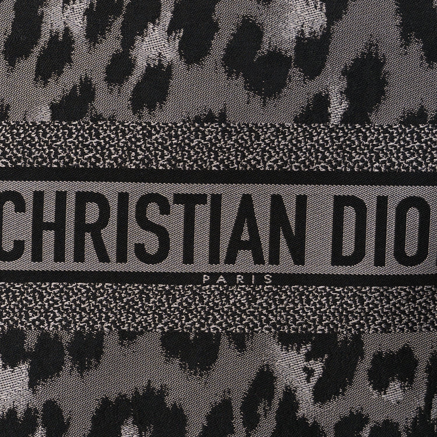 Christian Dior Canvas Embroidered Mizza Diortravel Zipped Pouch Black Grey 8 of 8