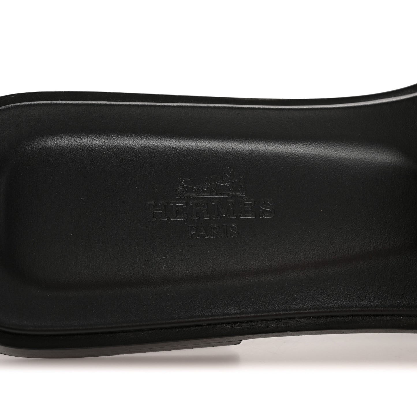 Box Calfskin Oran Sandals 38.5 Black