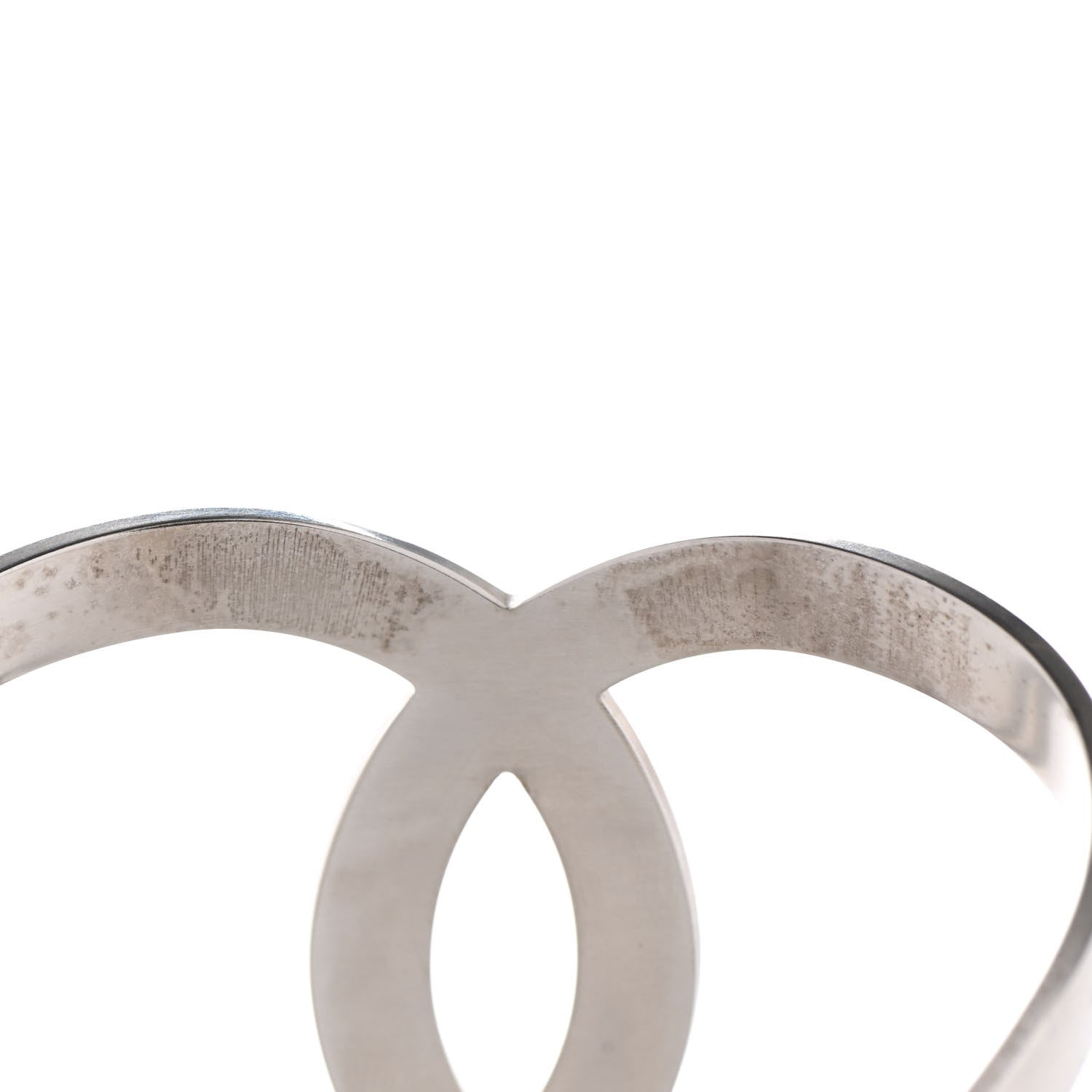 Chanel Metal CC Cuff Silver 7 of 7