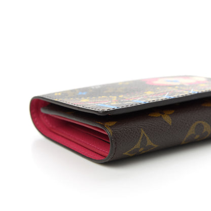 Louis Vuitton Monogram 2020 Christmas Animation Roller Coaster Victorine Wallet Pivoine 6 of 11