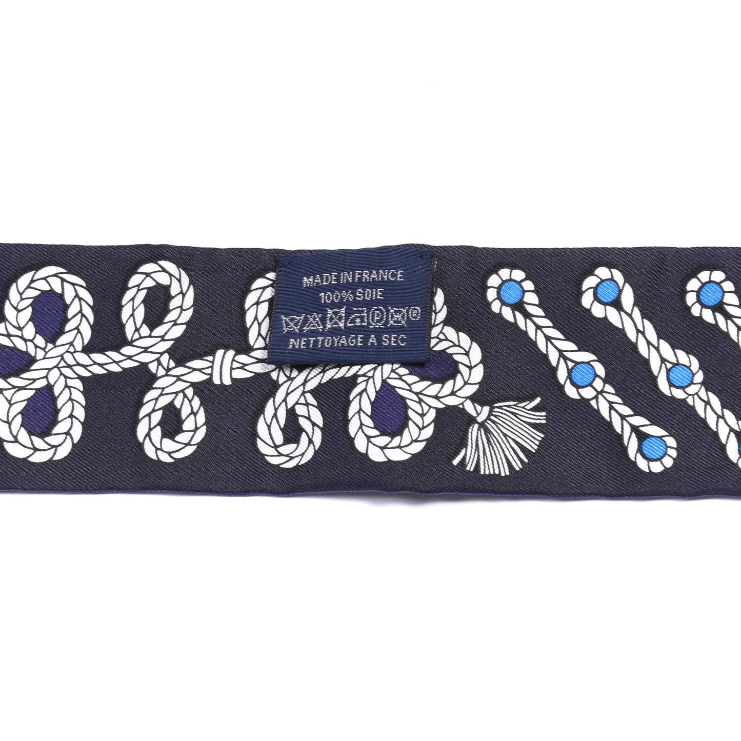 Silk Galons Et Brandebourg Twilly Indigo Rouge Vif Marine