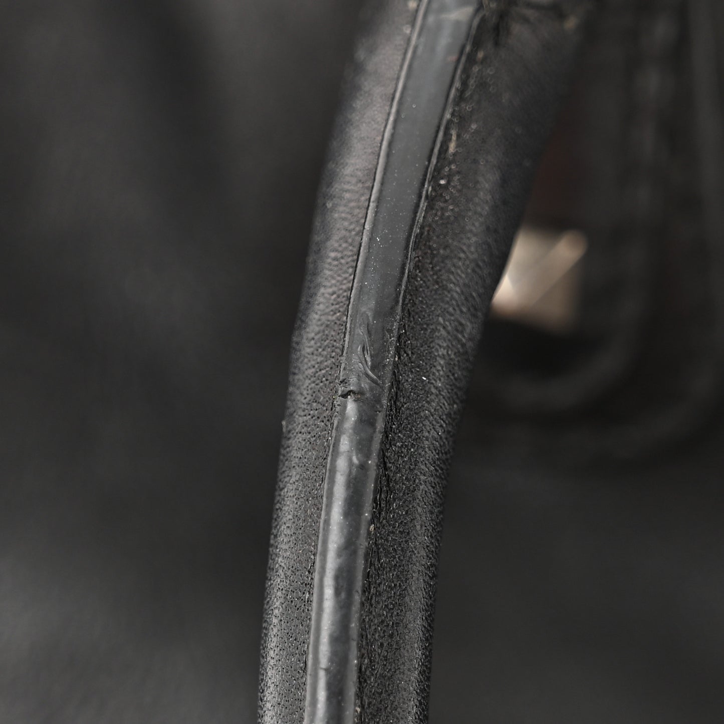 Vitello Rockstud Dome Satchel Black