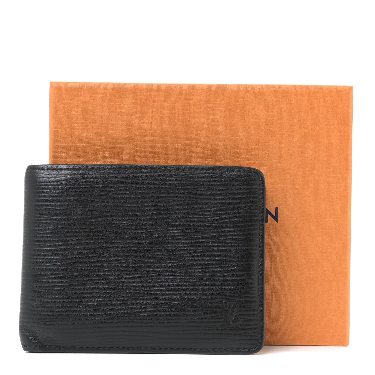 Louis Vuitton Epi Slender Wallet Black 10 of 10