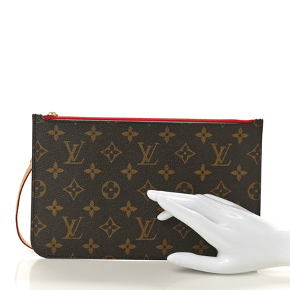 Louis Vuitton Monogram Neverfull MM GM Pochette Cherry 2 of 7