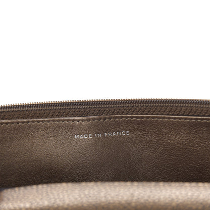 Chanel Metallic Caviar Timeless CC Wallet On Chain WOC Bronze 9 of 11