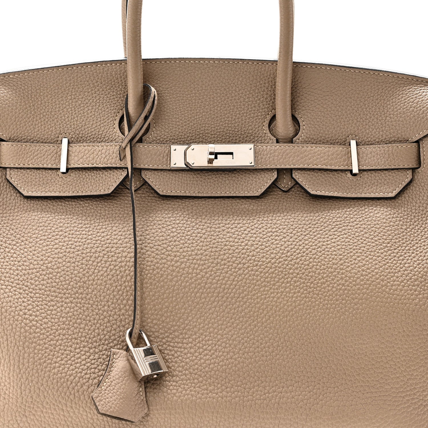 Hermes Taurillon Clemence Birkin 35 Gris Tourterelle 8 of 10
