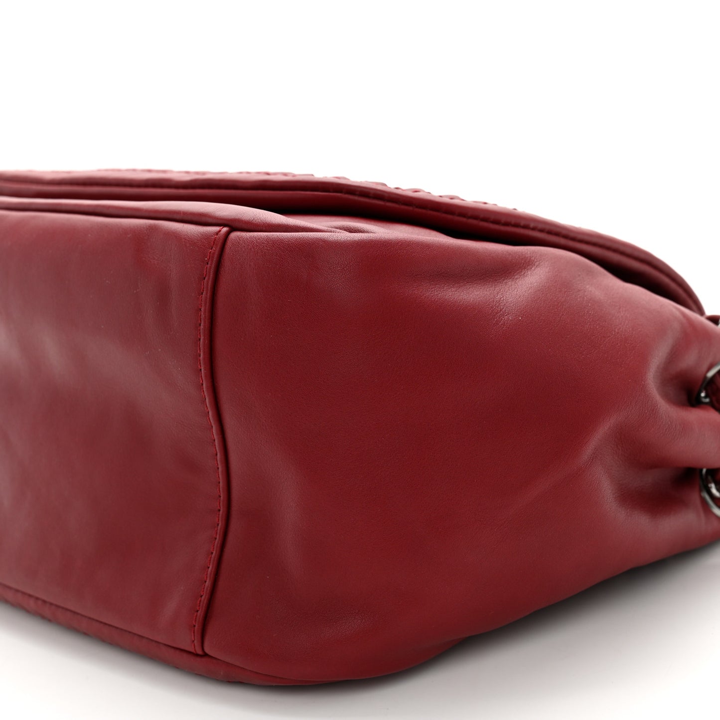 Smooth Calfskin Luxe Ligne Flap Red