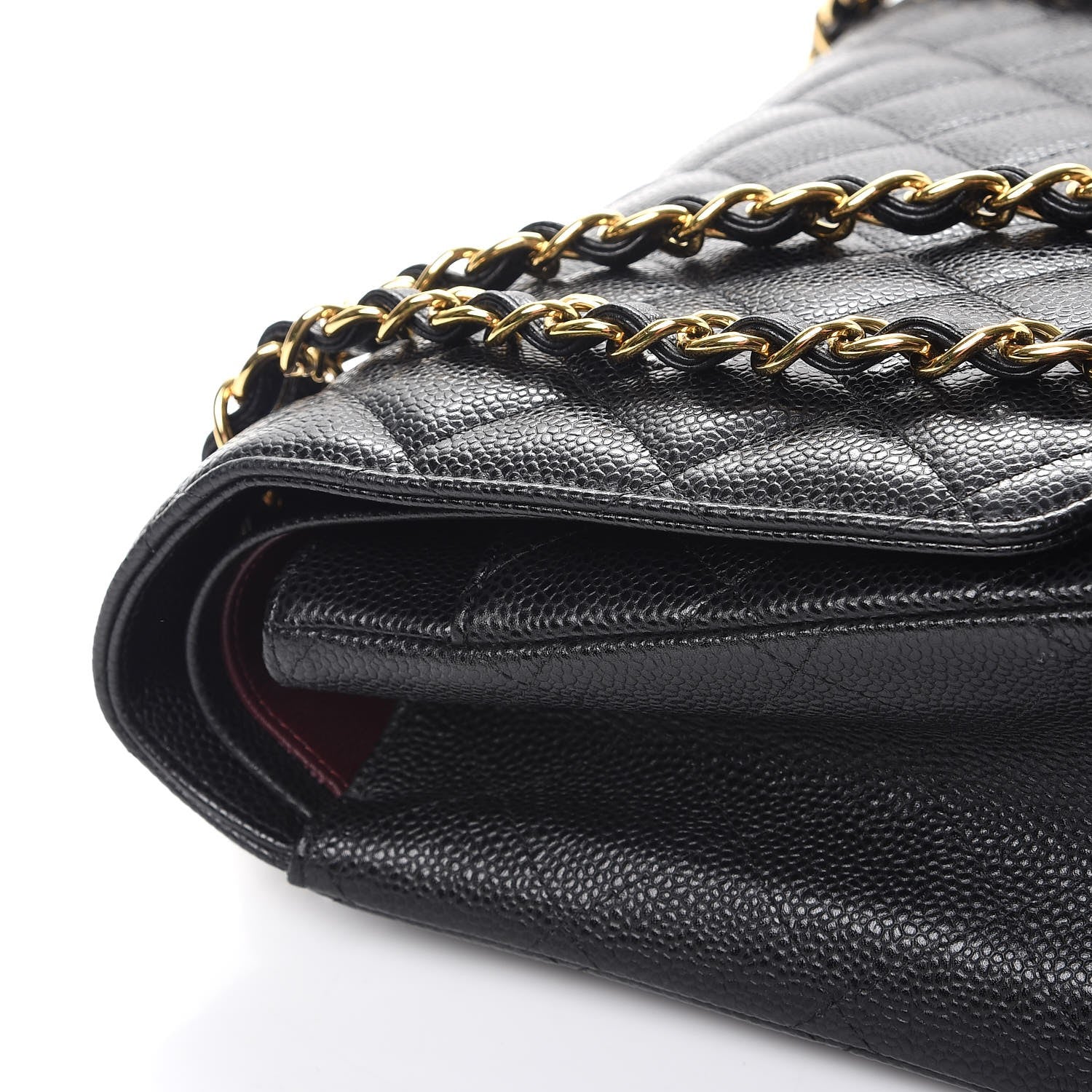 Chanel Caviar Quilted Maxi Double Flap Black 15 of 16