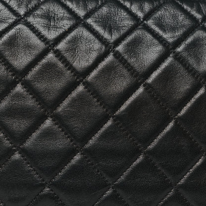 Chanel Lambskin Quilted Cosmetic Case Black 8 of 10