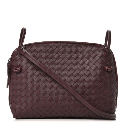 Bottega Veneta Nappa Intrecciato Crossbody Pillow Aubergine 1 of 8