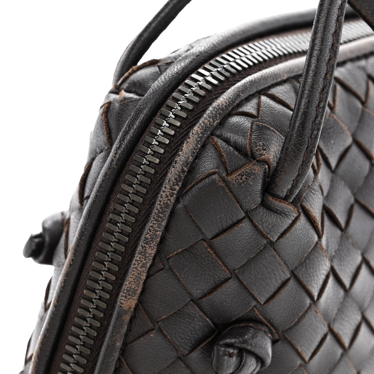 Bottega Veneta Nappa Intrecciato Nodini Bag Ebano 16 of 18