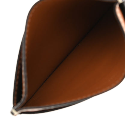 Celine Triomphe Canvas Card Holder Tan 5 of 8