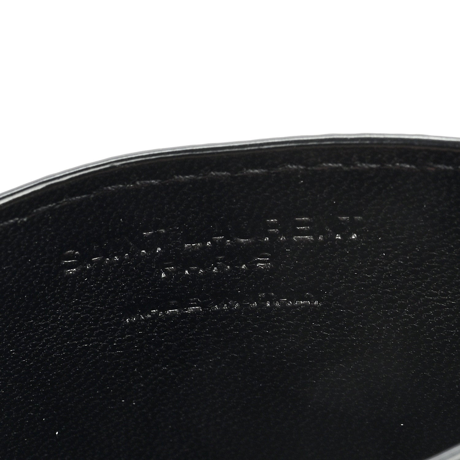 Saint Laurent Grain De Poudre Card Case Black 6 of 6